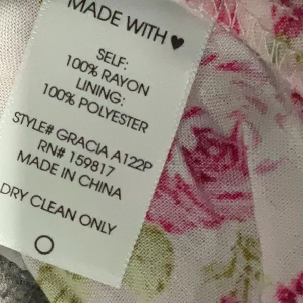 Arula Willow Pink Roses Maxi Dress NWT 1X - Image 8