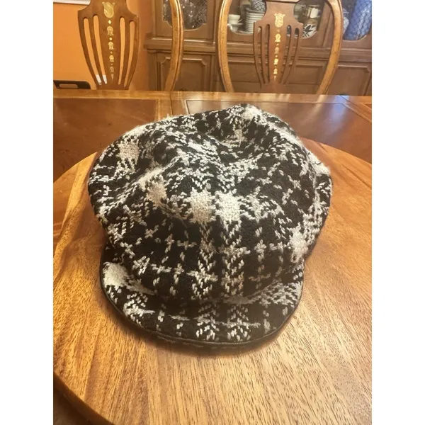 Banana Republic Wool Blend Newsboy Paperboy Newsie Flat Cap Hat Medium Large - Image 3