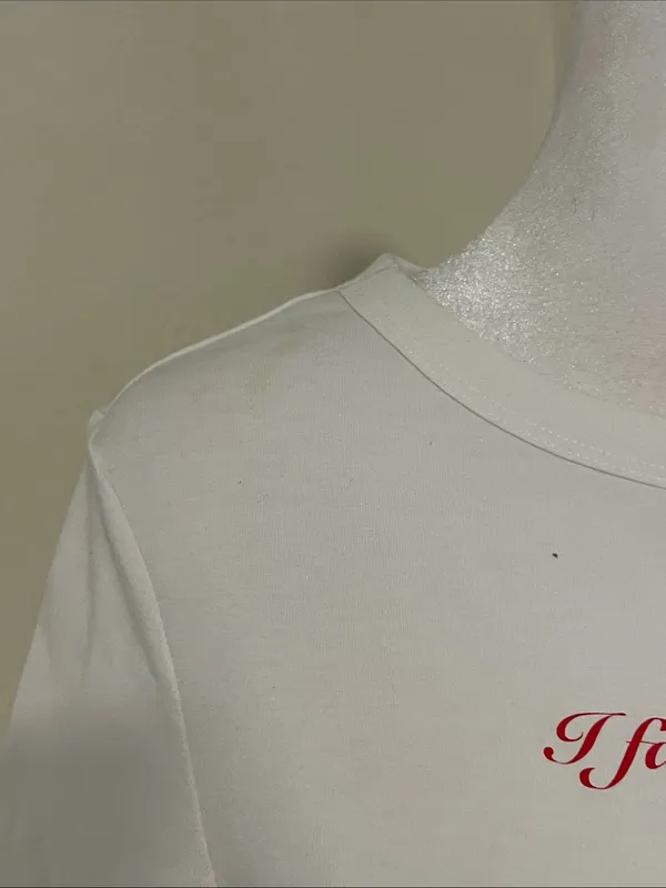 wild fable White Crop Tee with Red Cherry Graphic - Image 2
