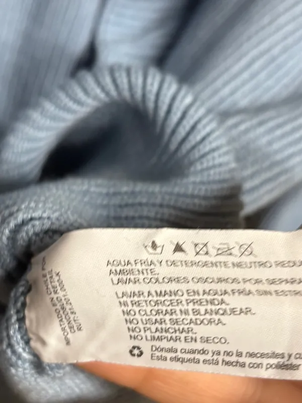 Opposite blue ruffle sweater size 2X - Image 8