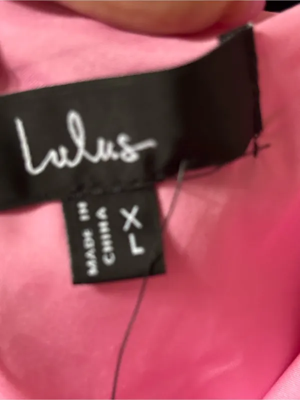 Lulu's Pink & Coral Floral One-Shoulder Midi Dress - Image 4