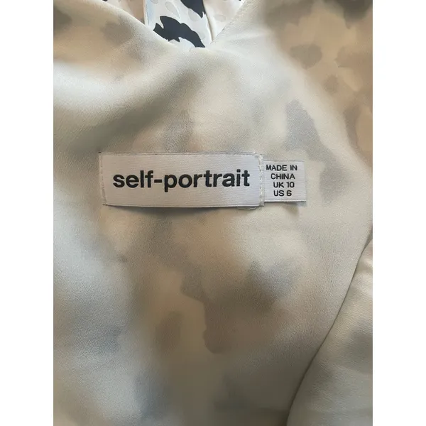 SELF‎ PORTRAIT | Leopard Patterns Sleeveless Dress Size 6 - Image 12