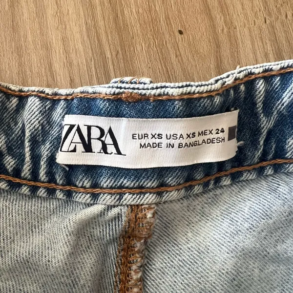 Zara Denim Skort - Image 3
