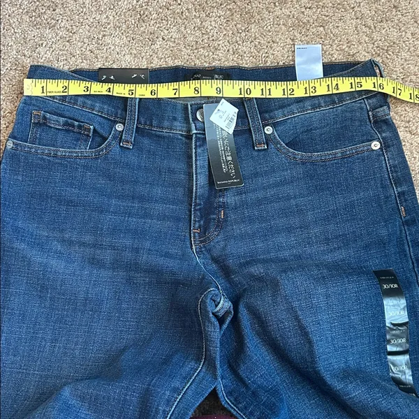 Banana Republic Dark Blue Wide-Leg Jeans Size 30 - Image 7