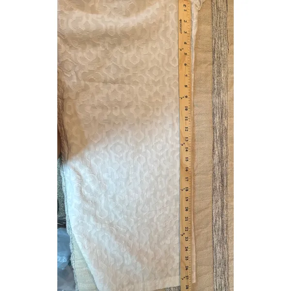Tommy Bahama Womens White Cotton Jacquard Wide Leg Drawstring Pants XS - Image 5