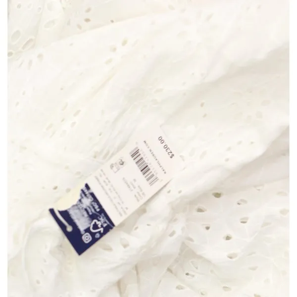 Polo Ralph Lauren Womens Patchwork Eyelet Cover Up Maxi Dress 21484578 White M - Image 4