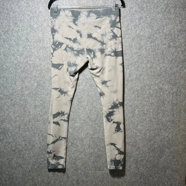 Kensie‎ Womens Grey White Tie Dye Leggings Size 6 Elastic Waist Slim Fit Pants - Image 6