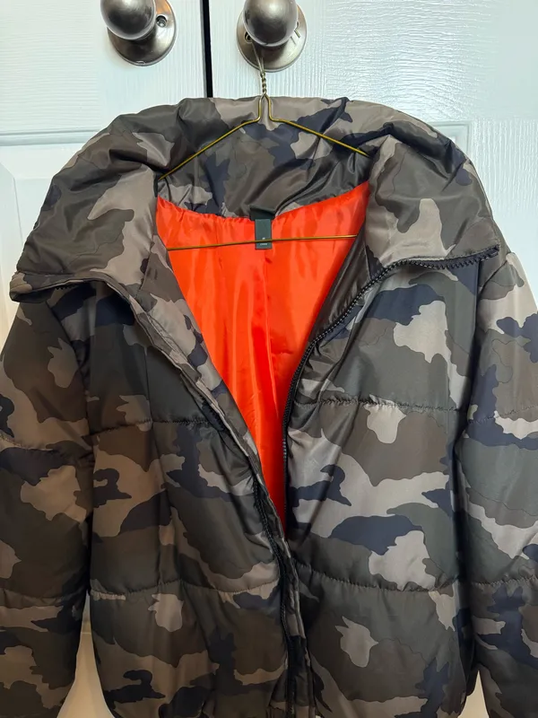 wild fable camo cropped puffer coat - Image 3