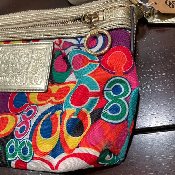 Coach Poppy Pop C‎ Glam Graffiti Crossbody Multi Colors - Image 8