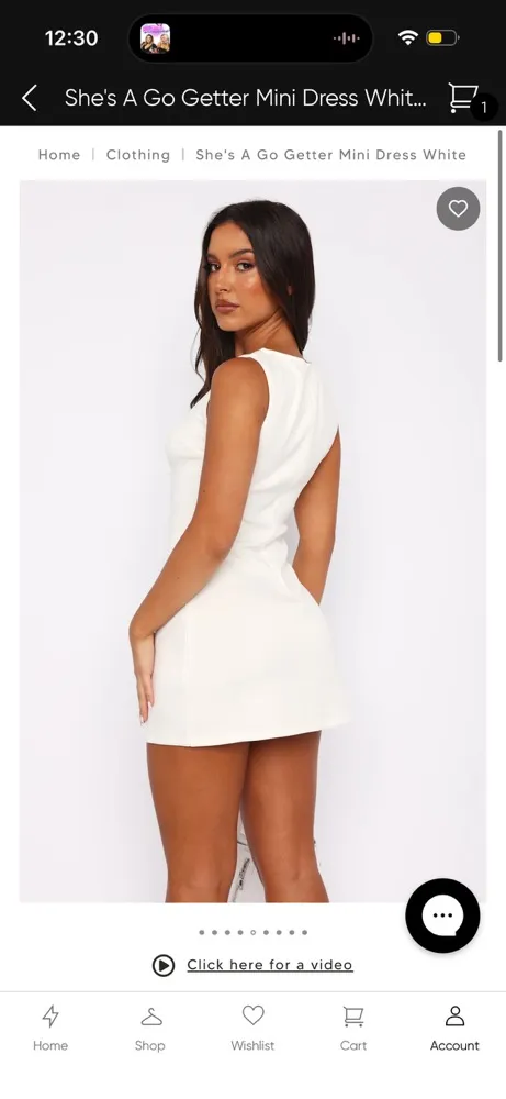 White Fox Boutique White Mini Dress - Image 3