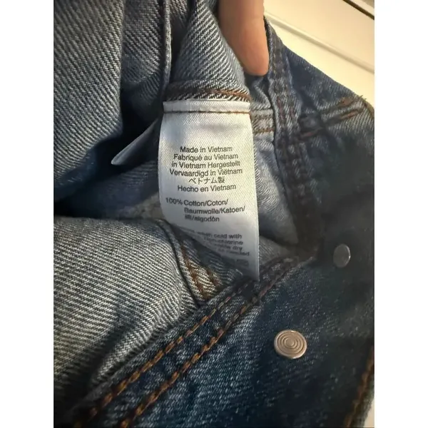 J.Crew jeans jacket medium wash size xs Blue - Image 5