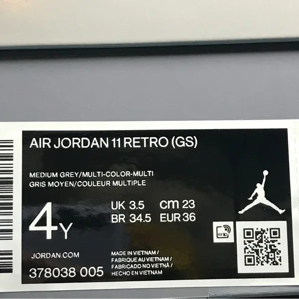 Jordan NWB 11 Retro GS Cool Grey 2021 Sneakers - Image 8
