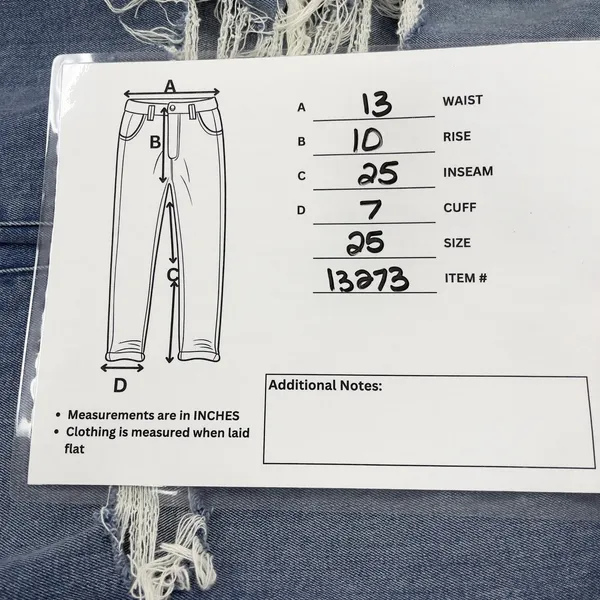 Abercrombie Fitch Womens Jeans 25 Distressed Boyfriend Mid Rise Raw Hem‎ Edgy - Image 11