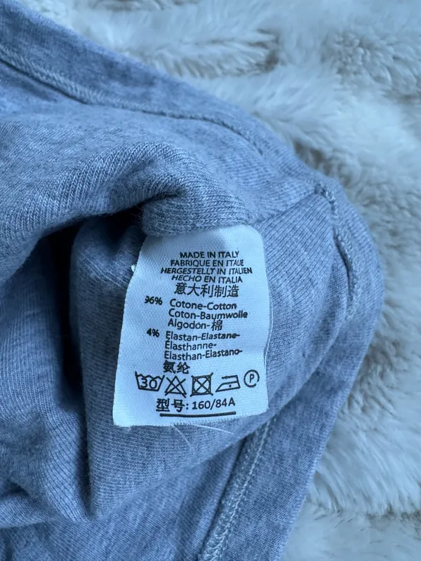 Brandy Melville Cropped Tank Top Grey - Image 3
