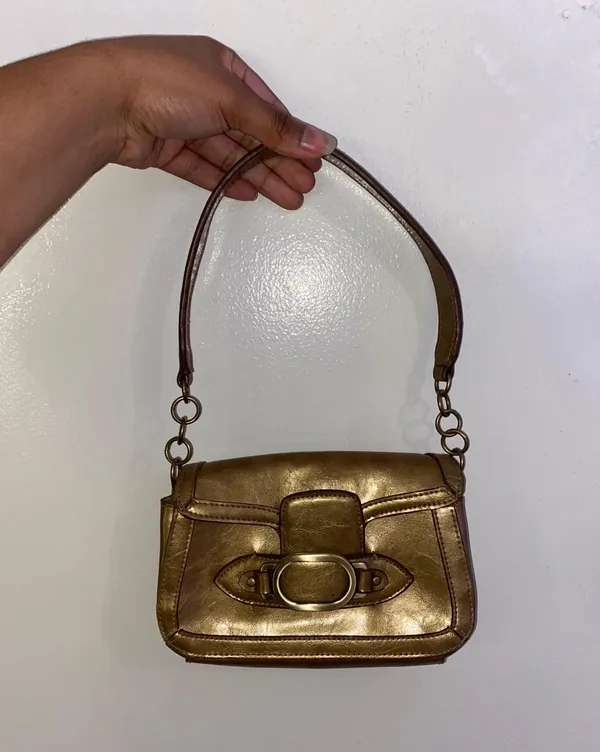 cute small bag Gold - Image 4