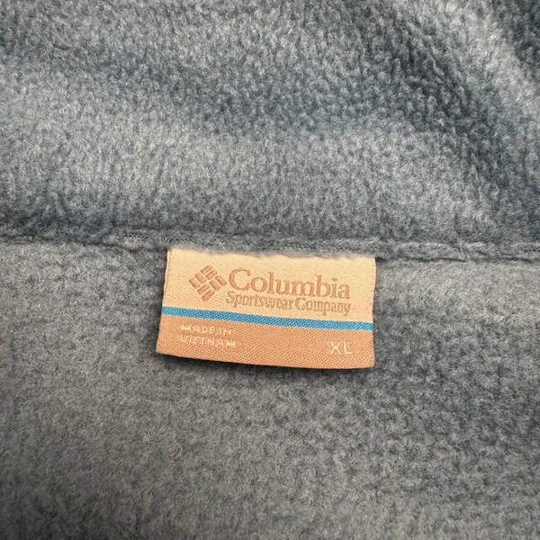 Columbia Benton Springs Full Zip Fleece Jacket‎ Dusty Blue Womens XL Mock Neck - Image 3