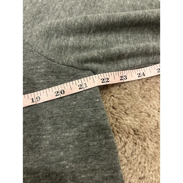 Aviator Nation Grey 5 Stripe Copilot Zip Up Hoodie Size Small Preppy Coding - Image 4