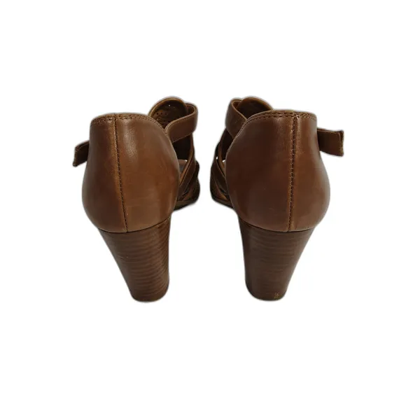 Womens Naturalizer Heeled Sandals Brown Size 7.5 - Image 3