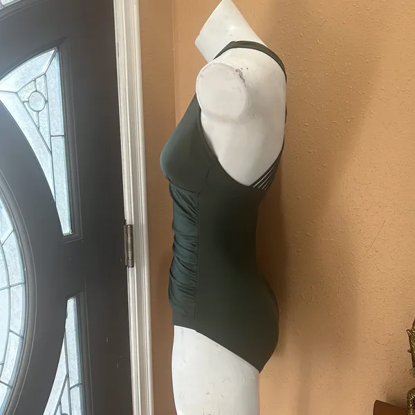 Mycoco one piece olive green swimsuit - Image 3