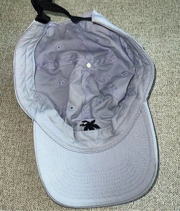 Palm Tree Light Purple Baseball Cap - Image 2
