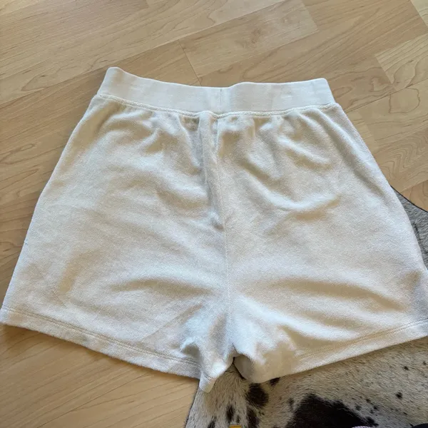 KULE The Terry Venus Shorts In Cream Size‎ XS - Image 8