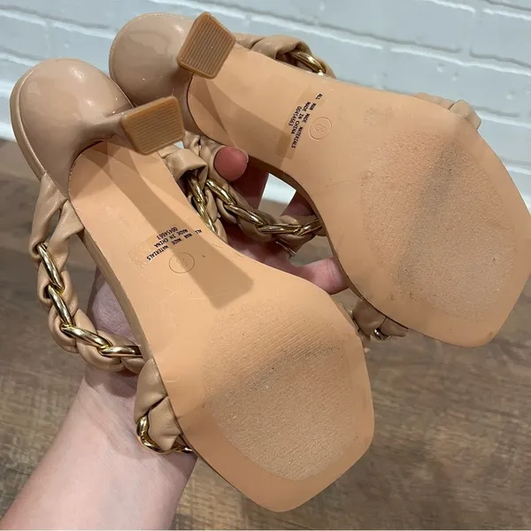 New Liliana Braided Strap Heels 🤎 Tan Size 8 - Image 7