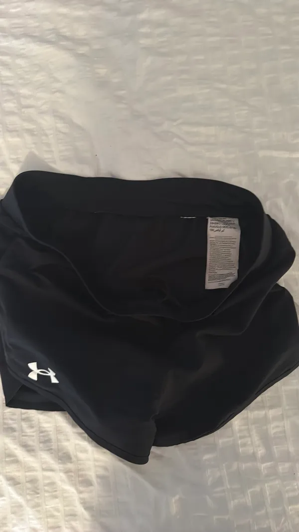 Under Armour Black Athletic Shorts Women’s - Image 2