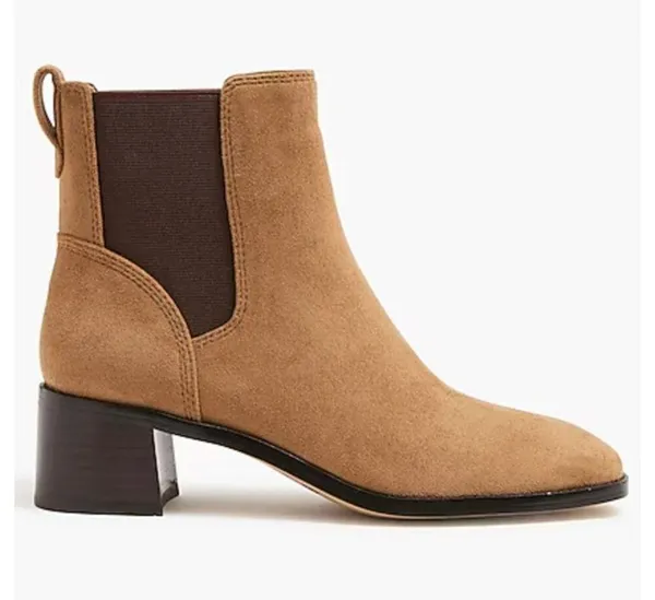 J. Crew Size 7.5 Sueded Chelsea Boots in Rich Coffee Brown - Image 5