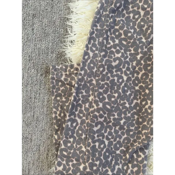Wild Fable Mid-Rise 90's Relaxed Straight Pants - Wil Brown Leopard - Image 4