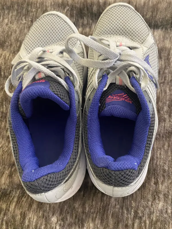 Saucony Womens Cohesion 14 Gray Running Shoes Sneakers - Image 5