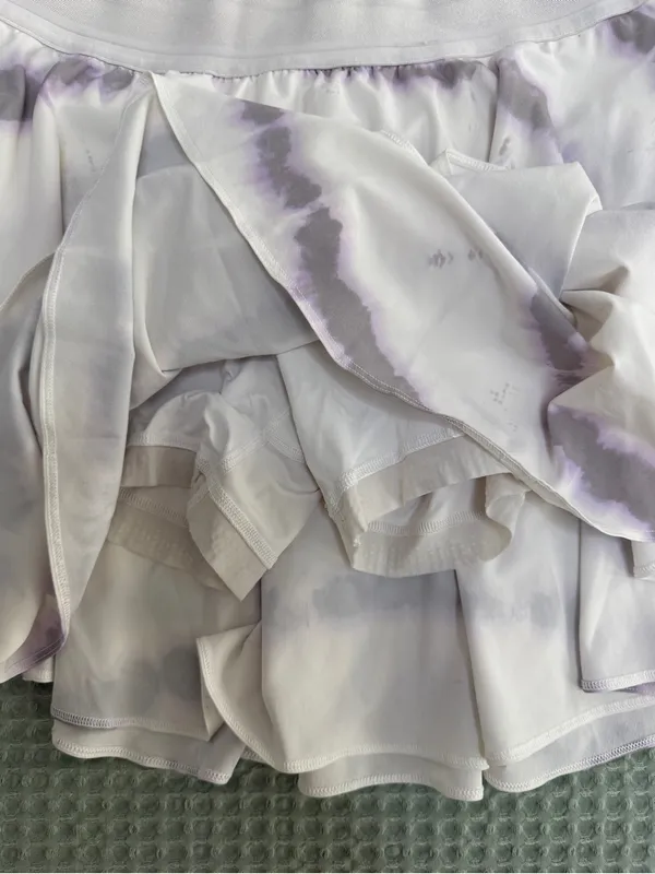 Lululemon Court Rival‎ High-Rise Skirt *Long Transverse Lilac Multi size 10 - Image 4