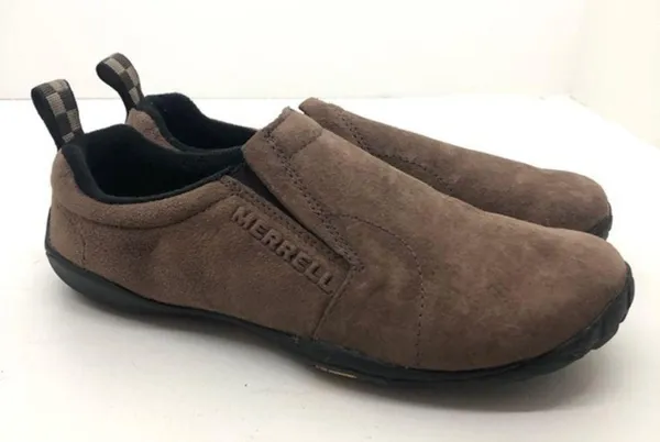 Merrell Women leather Jungle Moc Slip On gun smoke - Image 2