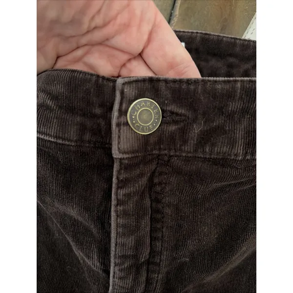 Charter Club Corduroy Pants Womens Size 10P Brown Straight Stretch Cotton Petite - Image 4