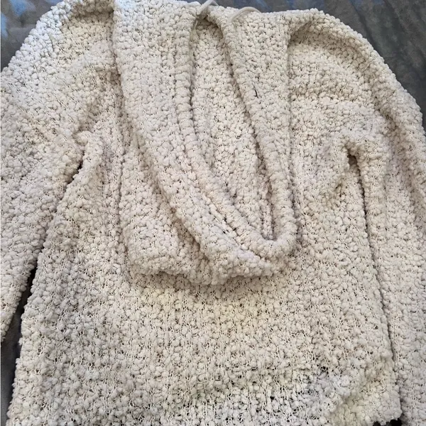 Free People Cozy Cream Sherpa Hoodie - Image 5
