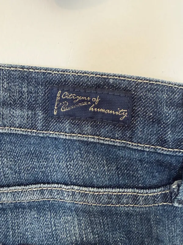 Vintage Citizens of Humanity Jeans Low Rise Bootcut made in USA size 28 - Image 11