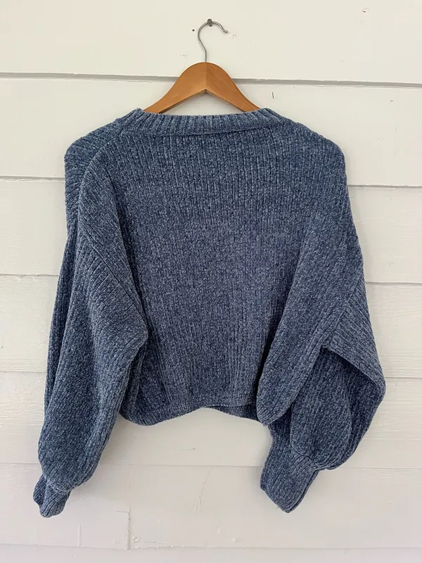 Oversized sweater Blue - Image 2