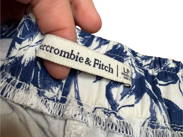 🌸 Abercrombie & Fitch Blue Floral Two Piece Set Top L Skirt LP 🌸 - Image 6