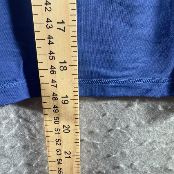 3142 | OFFLINE by Aerie Cropped Athletic Tank Top Blue Lightweight Women's L - Image 4