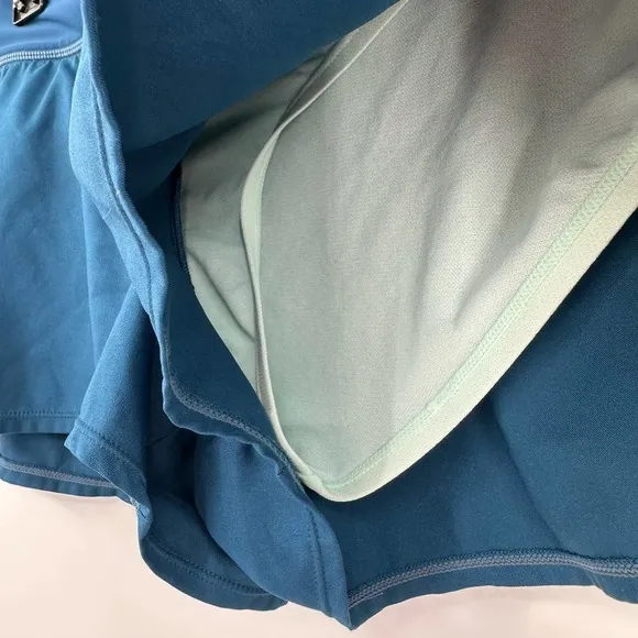 Nike size 14 blue shorts with liner shorts‎ under athletic elastic waist pocket - Image 4