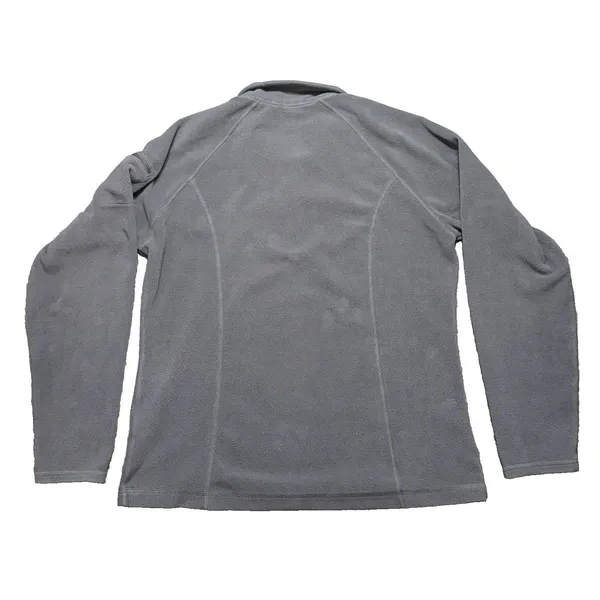 L.L. Bean Women's 1/4 Zip Fitness Fleece Gray Medium - Image 3
