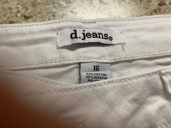 d. jeans White Women's Denim Shorts - Image 3