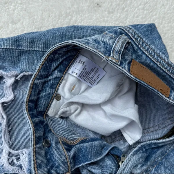 American Eagle Outfitters Blue Boyfriend Jeans Distressed - Image 5