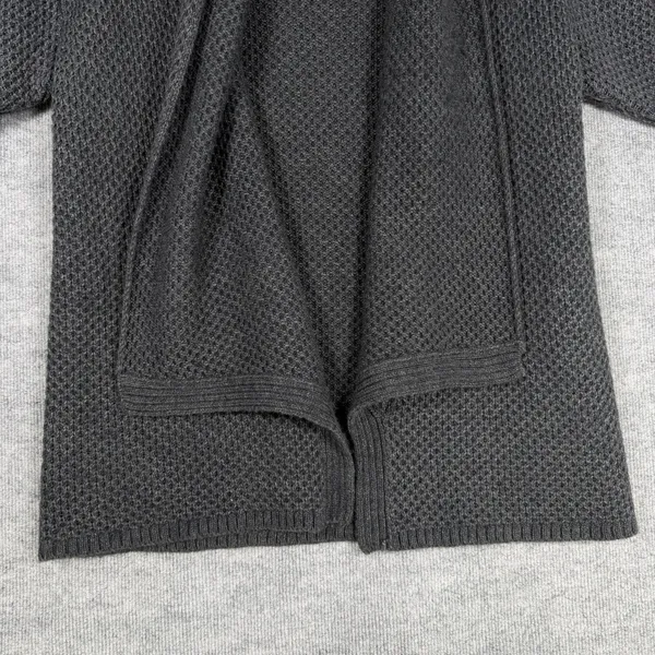 Ann Taylor Size-S Women Open Cradigan Wool Blend‎ Dark Grey - Image 7