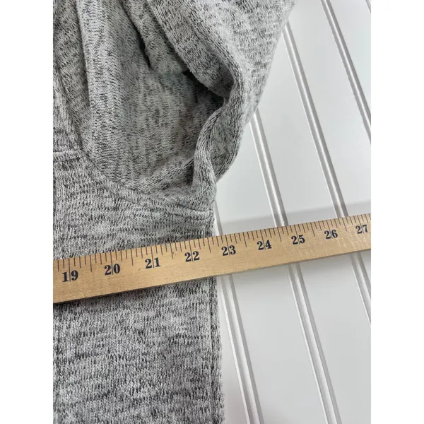 Thread & Supply Heather Grey Quarter Zip Fleece Pullover XL Gray - Image 4