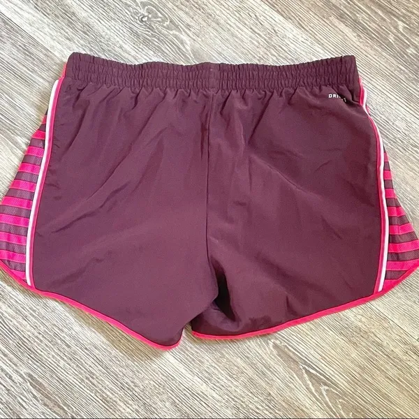 Nike pink brown stripe dri fit shorts - Image 2