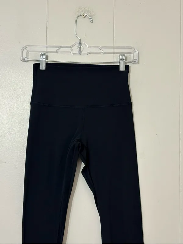 Lululemon Align High Rise Pant 28” Black Yoga Leggings Size 4 W5CTES - Image 4