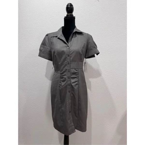 Calvin Klein grey office‎ dress size 8 petite - Image 2