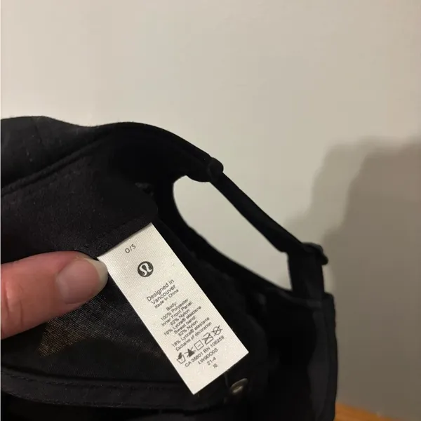 LuluLemon Black Baseball Hat Womens - Image 4