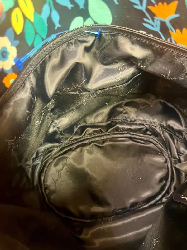 Vera Bradley Midnight Blues Glenna Quilted Satchel Shoulder Bag - Image 6