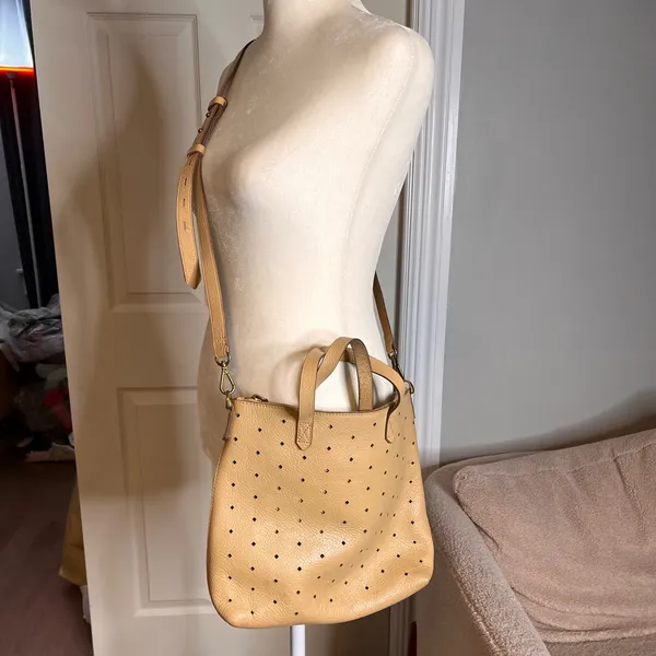 Madewell Mini Transport Perforated Leather Crossbody Bag - Image 15